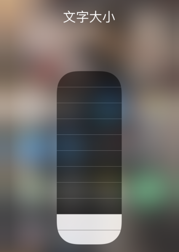花垣苹果手机维修分享小技巧：在 iPhone 控制中心快速调节字体大小 